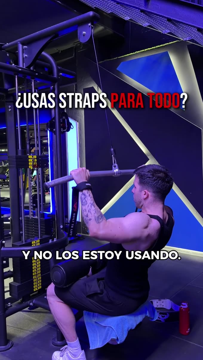 Cuándo no usar straps: calentamientos, series ligeras, press y sentadilla